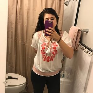 New York and company flowy top